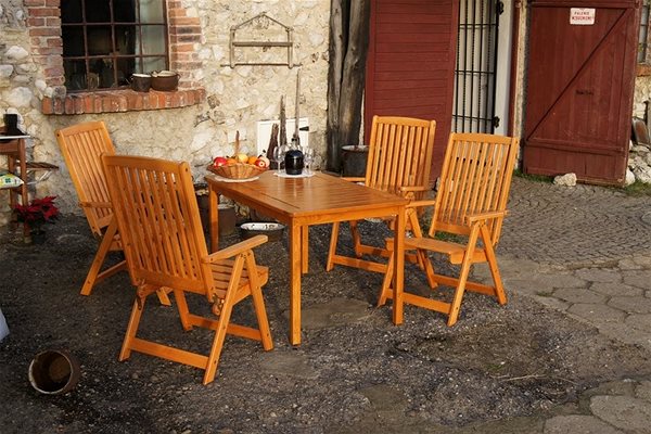 Garden Table ROJAPLAST Table HOLIDAY lacquered ...