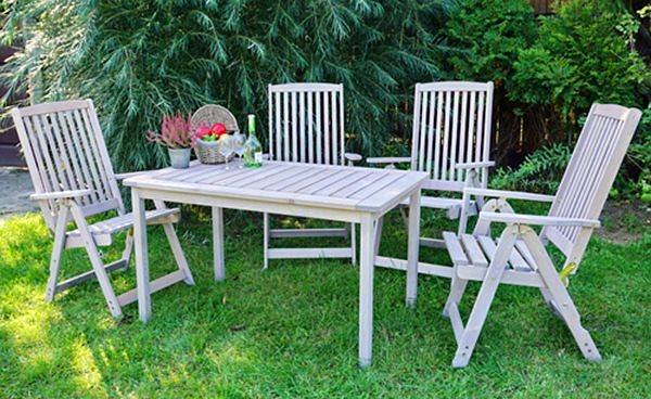 Garden Table ROJAPLAST Table HOLIDAY Gray ...