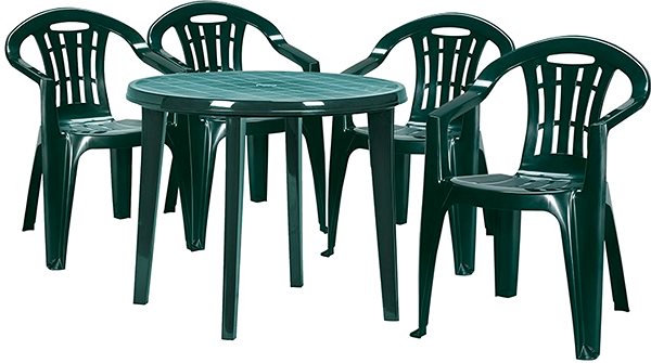 Garden Chair ALLIBERT MALLORCA Chair, Dark Green ...