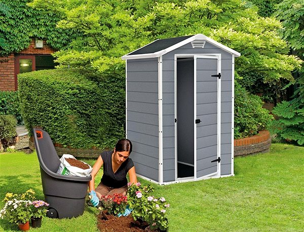 Garden Shed KETER Manor House 4 x 3 ...