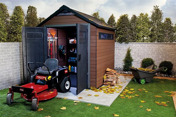 Garden Shed KETER Lodge FUSION 757 Lifestyle