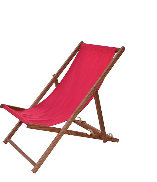 Garden Chair ROJAPLAST Folding beach chair BAHAMA Lateral view
