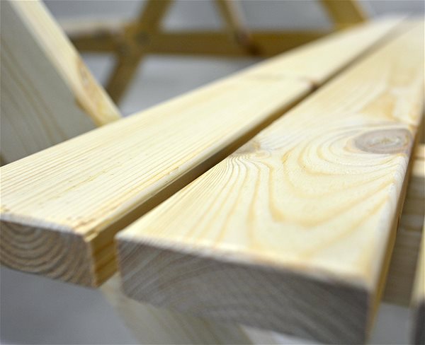 Záhradný nábytok ROJAPLAST PIKNIK súprava drevená – 160 PRÍRODNÁ Vlastnosti/technológia