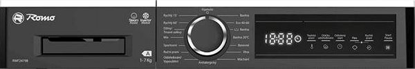 Steam Washing Machine ROMO RWF2479B ...