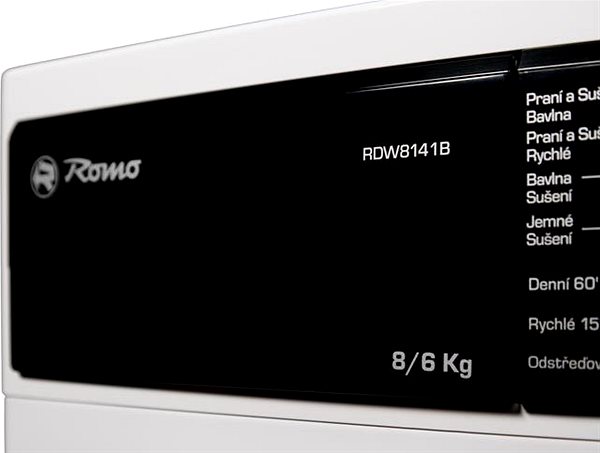 Pračka se sušičkou ROMO RDW8141B Vlastnosti/technologie