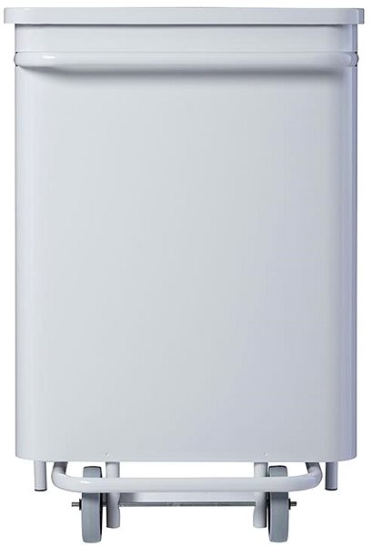 Rubbish Bin Rossignol SAS Collecroule Mobile Pedal, 70 l, white ...