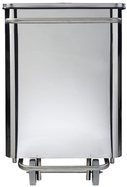 Rubbish Bin Rossignol SAS Collecroule Mobile pedal, 70 l, stainless steel ...
