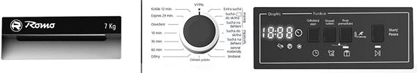 Clothes Dryer ROMO RCD2071B ...