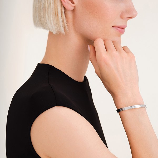 Rosefield Women's Solid Rhodium-plated Bracelet JBSBS - J1042.