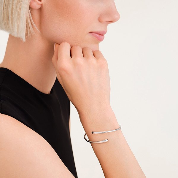 Rosefield Women's Solid Rhodium-Plated Bracelet JBCBS - J1048.