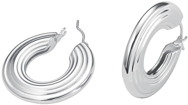 Rosefield women's rhodium-plated earrings JESHS - J980.