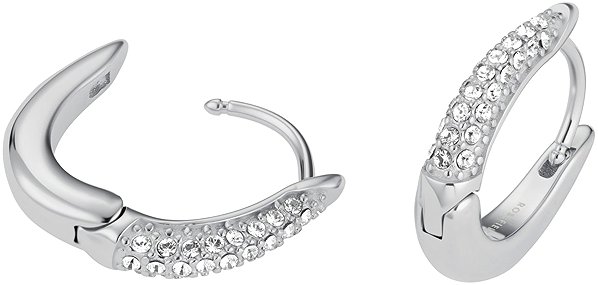 Rosefield women's rhodium-plated earrings JECHS - J1028.