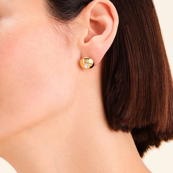 Rosefield gold-plated earrings JEBSG-J1198.