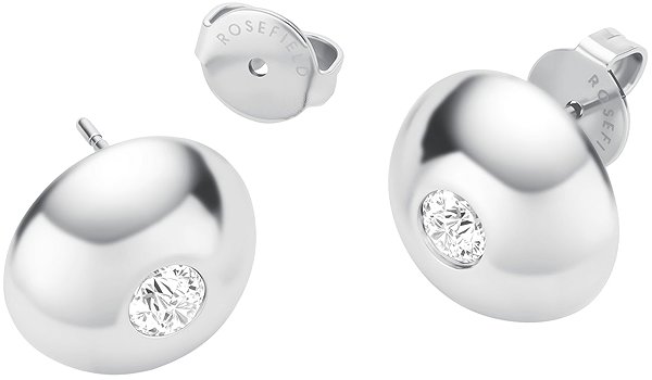 Rosefield rhodium-plated earrings JEBSS-J1199.