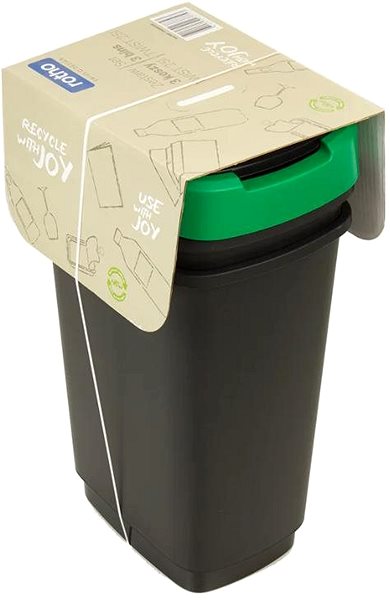 Szemetes Rotho 3 darabos hulladékválogató tartály készlet TWIST 25L Csomagolás/doboz