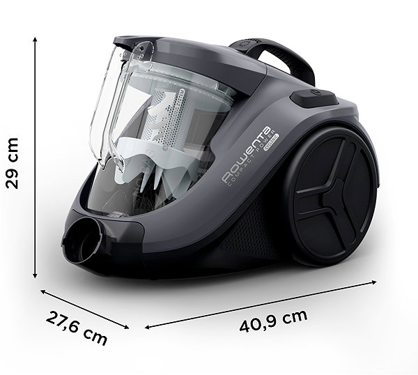 Bagless Vacuum Cleaner Rowenta RO3726EA Compact Power Cyclonic Classic ...