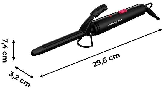 Hair Curler Rowenta CF2133F0 Curling Tong Technical draft