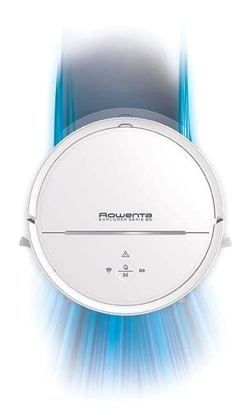 Robot Vacuum Rowenta RR7867WH X-PLORER S120 AI Animal & Allergy Aqua with Artificial Intelligence Features/technology