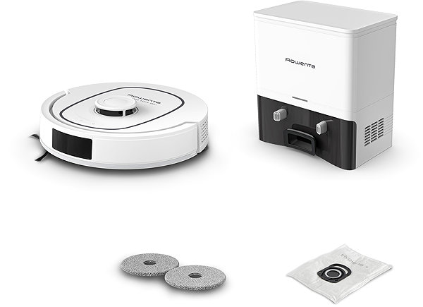 Robot Vacuum Rowenta RR89U7E0 X-Plorer S380+ Animal 8000 PA Auto Empty ...