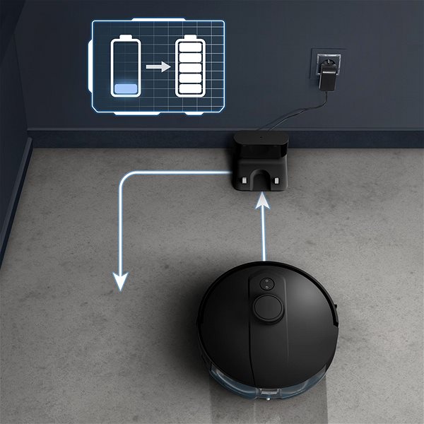 Robot Vacuum Rowenta RR91C5WH X-PLORER S135 Detect 5000 PA ...