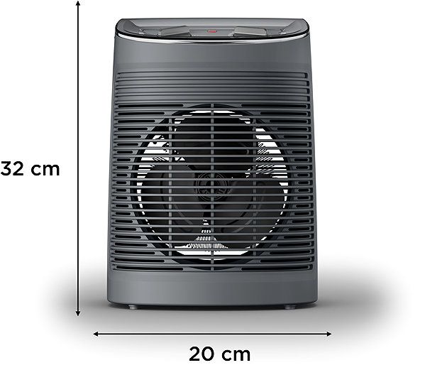 Warmluftventilator Rowenta SO6511F2 Instant Comfort Aqua ...