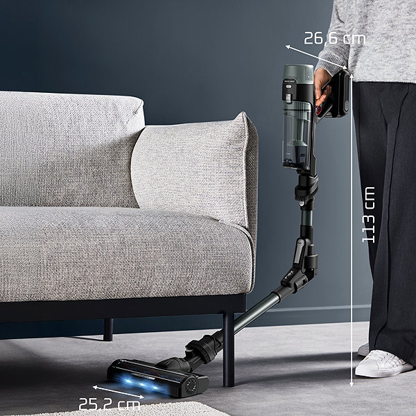 Upright Vacuum Cleaner Rowenta RH7A35E0 X-Force Flex 10.80 Allergy Auto 3in1 120 W ...