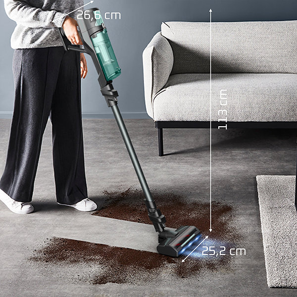 Upright Vacuum Cleaner Rowenta RH1831E0 X-Force 8.80 Allergy 3in1 100 AW ...