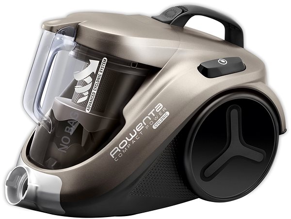 Bagless Vacuum Cleaner Rowenta Compact Power Cyclonic Lateral view