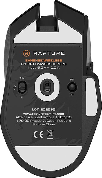 Gaming Mouse Rapture BANSHEE Wireless, black ...