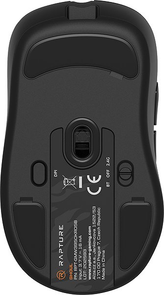 Gaming Mouse Rapture GHOUL, black ...