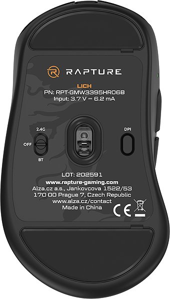 Gaming Mouse Rapture LICH, black ...