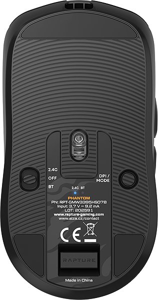 Gaming Mouse Rapture PHANTOM, black ...
