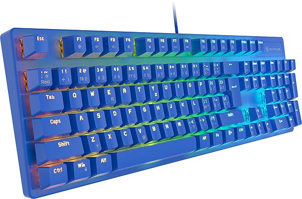 Gaming Keyboard Rapture X-RAY Outemu Blue - CZ/SK ...