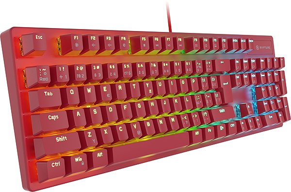 Gaming Keyboard Rapture X-RAY Outemu Blue Red - CZ/SK ...