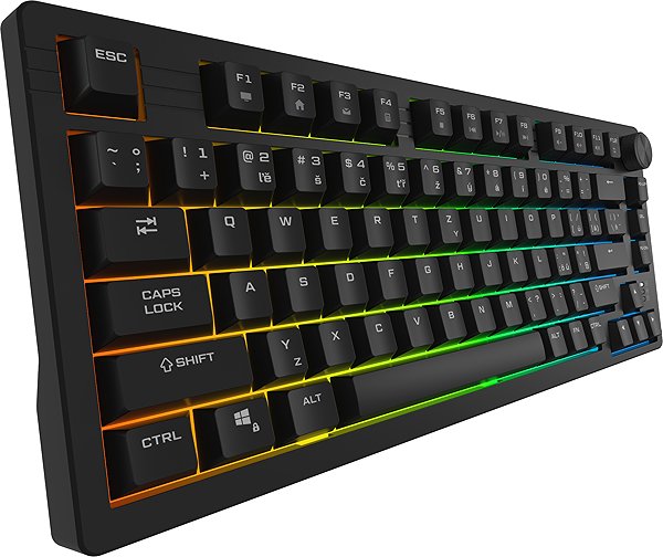 Gaming Keyboard Rapture VICTOR HE, Kailh Mistral, black - CZ/SK ...