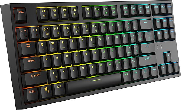 Gaming Keyboard Rapture TANGO Wireless, Kailh White Rain LP, black - CZ/SK ...