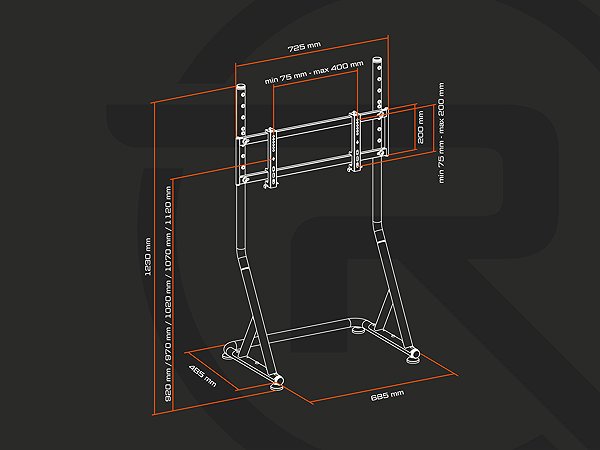 Monitor Arm Rapture DASH black ...
