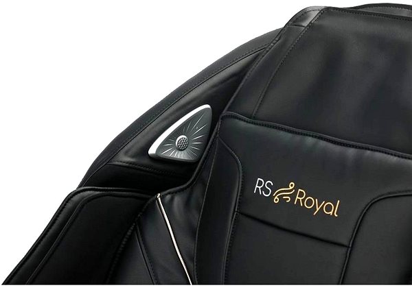 Masážne kreslo RSROYAL RS-3570 4D Relaxačné polohovacie s LCD displejom v ČJ čierne ...