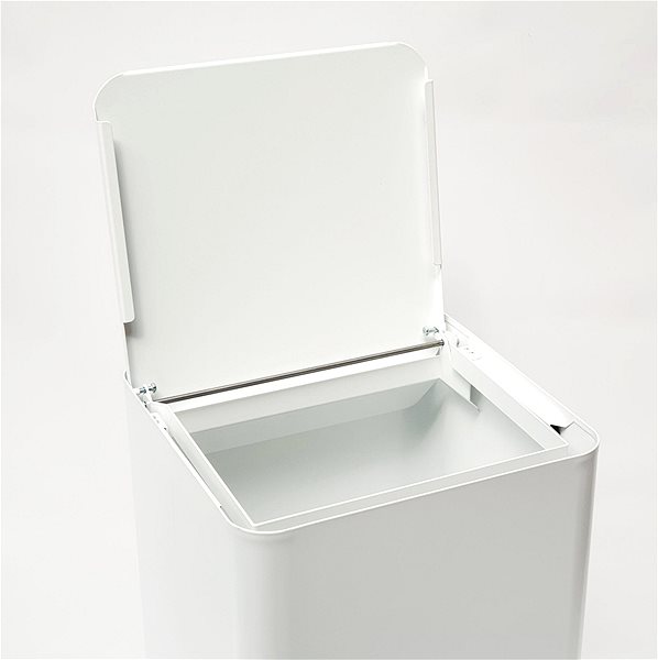 Rubbish Bin Waste bin Caimi Brevetti Centolitri W,100 L, white, full lid ...