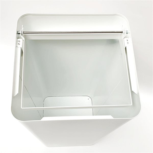 Rubbish Bin Waste bin Caimi Brevetti Centolitri W,100 L, white, full lid ...