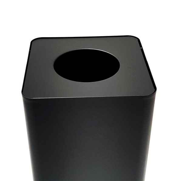 Rubbish Bin Garbage bin for separated waste Caimi Brevetti Centolitri 100 L, black ...