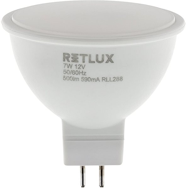 LED-Birne RETLUX RLL 288 GU5.3 Spot 7 Watt 12 Volt - warmweiß Screen