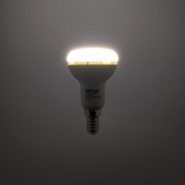 LED Bulb RETLUX RLL 280 R50 E14 Spot 6W CW Features/technology