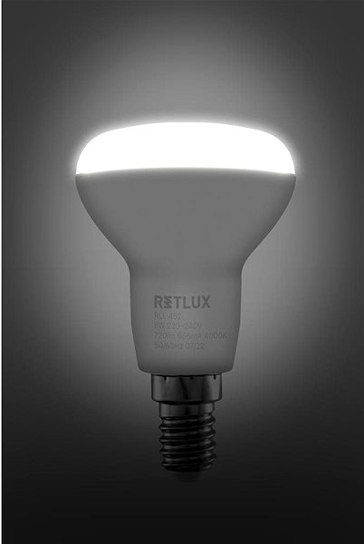 LED izzó RETLUX RLL 452 R50 E14 Spot 8W CW ...