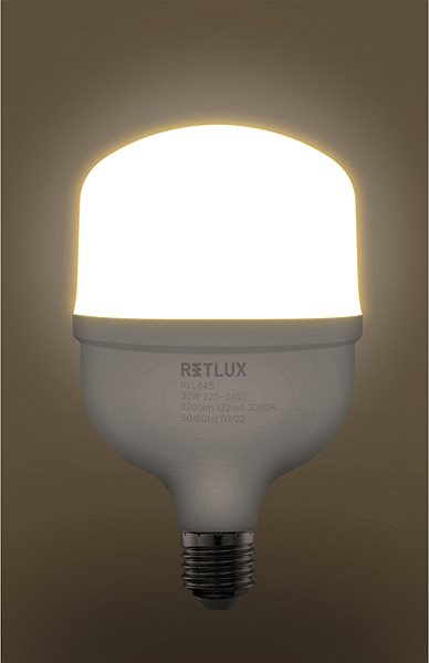 LED-Birne RETLUX RLL 445 E27 Birne 30W WW ...
