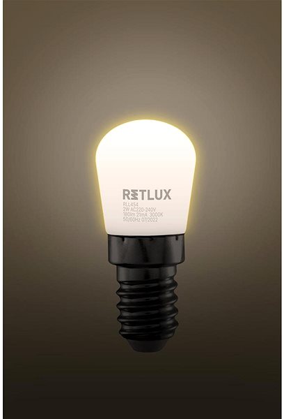 LED žiarovka RETLUX RLL 454 E14 2W T26 fridge WW ...