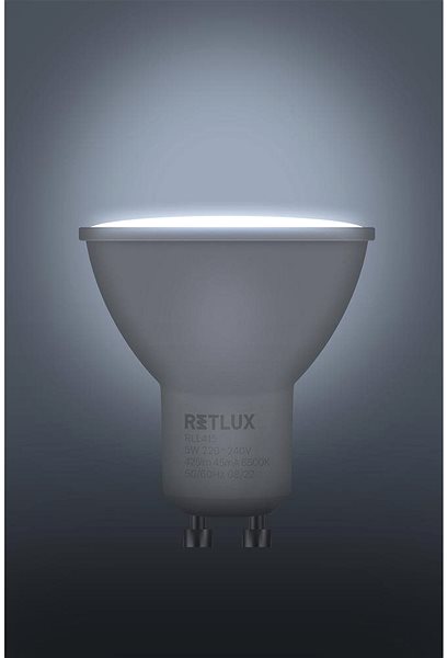 LED izzó RETLUX RLL 415 GU10 bulb 5W DL ...