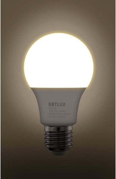 LED-Birne RETLUX REL 31 LED A60 2x12W E27 WW ...