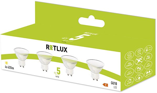 LED-Birne RETLUX REL 37 LED GU10 4x5W ...