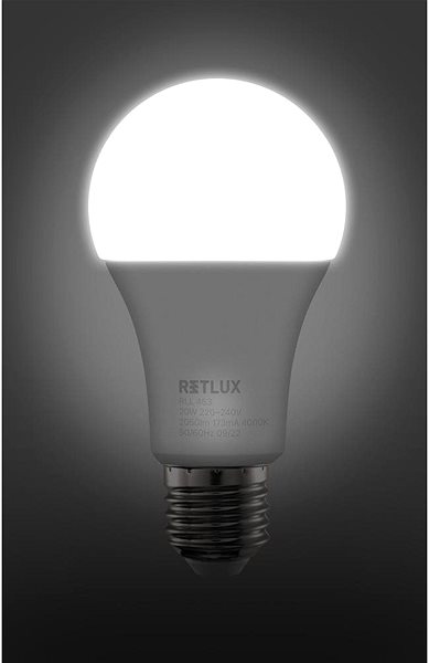 LED žiarovka RETLUX RLL 463 A67 E27 bulb 20W CW ...